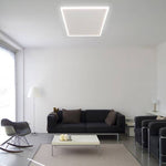 Laden Sie das Bild in den Galerie-Viewer, Lichtrahmen easyLight spaceW mit Infrarotheizung space30 im Wohnzimmer
